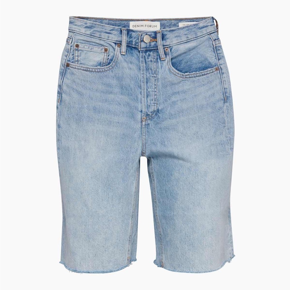 ARITZIA Denim Forum Joni Loose Long Short Blue 25